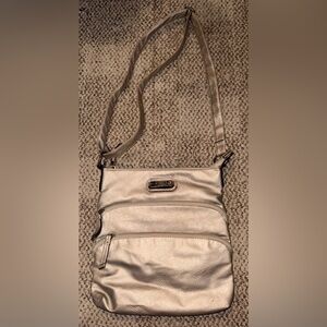 Rosetti Metallic Crossbody Purse